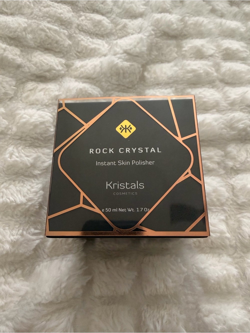 Rock Crystal Instant Skin Polisher - Black & Rose Gold